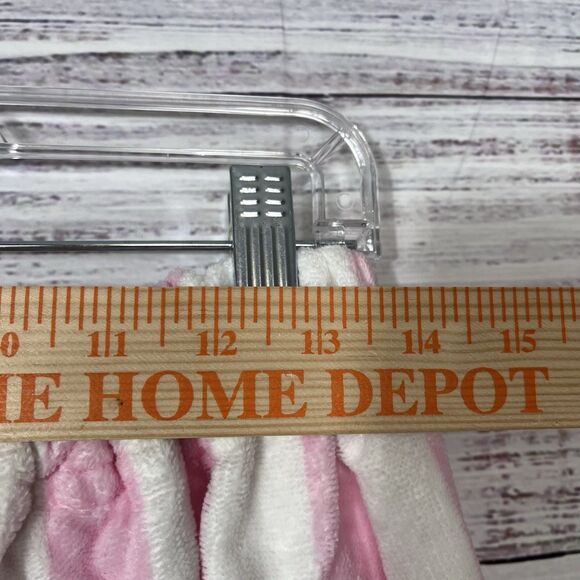 Victoria's Secret Bath Body Spa Wrap Towel Cover Up Pink White Palm Stripe 27x55 - Picture 8 of 9